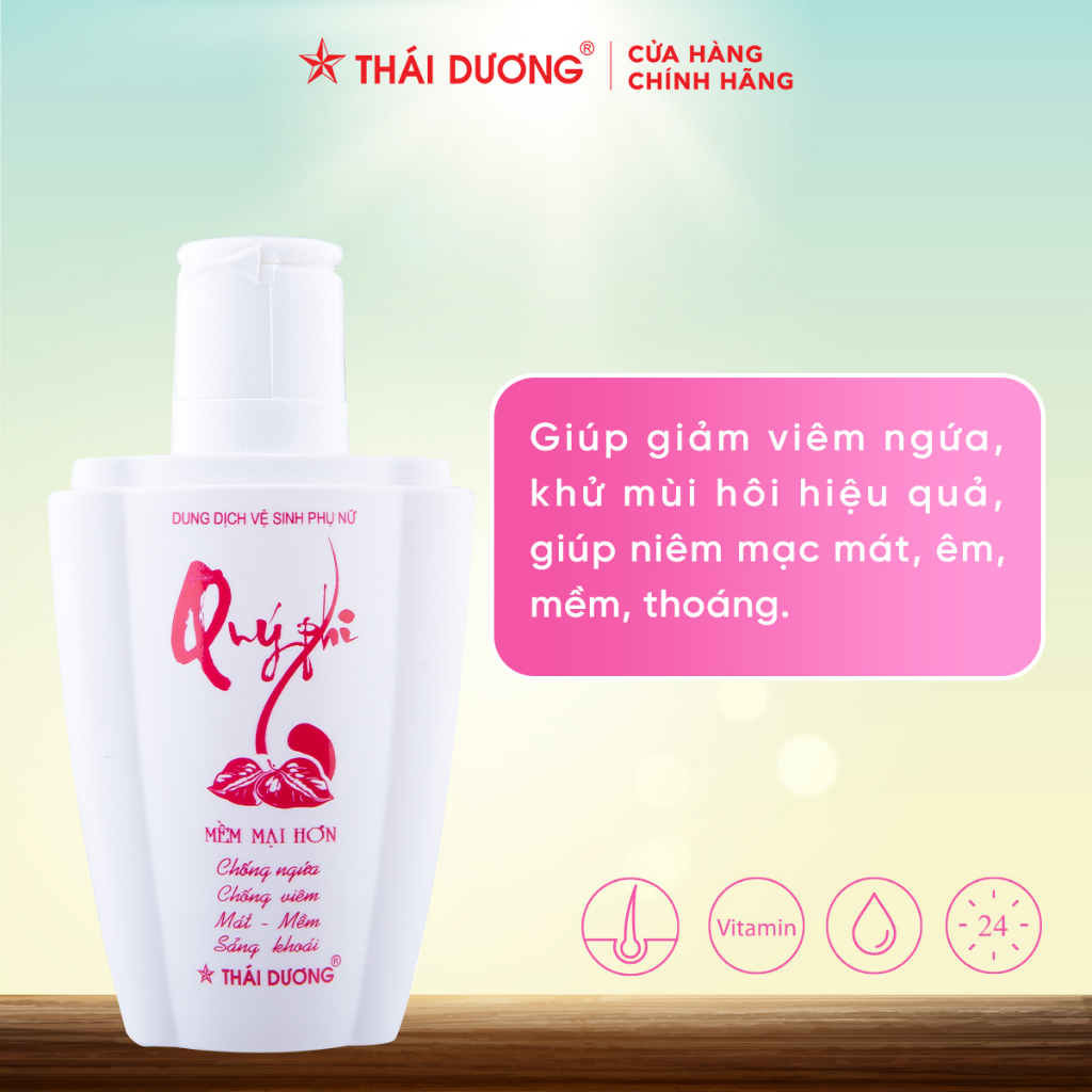 Dung dịch vệ sinh phụ nữ Quý Phi 120ml - Sao Thái Dương