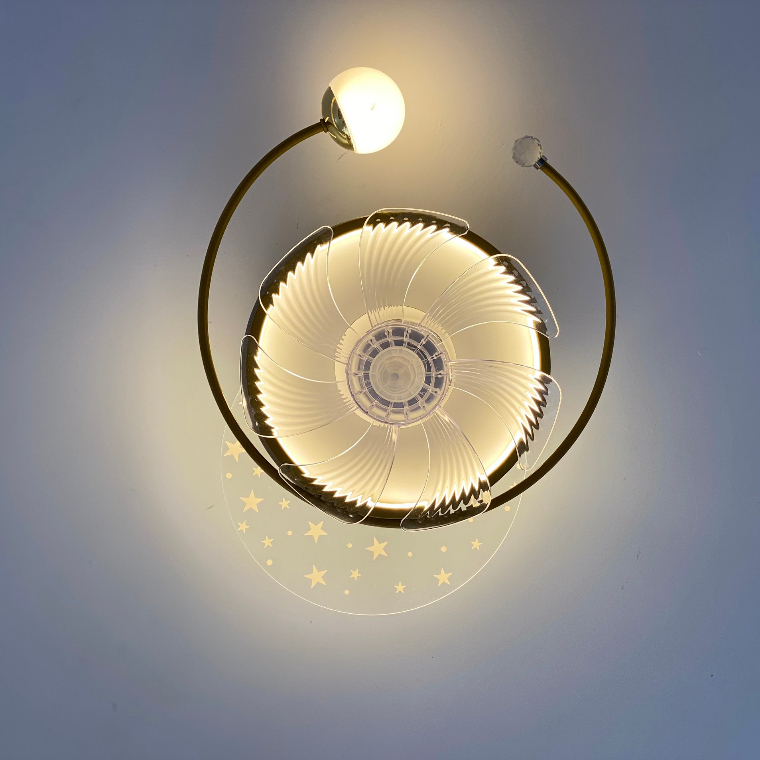 Đèn ốp kèm quạt trần - đèn sáng, quạt chạy êm tiết kiệm điện - Bảo hành 1 năm - Mẫu hot 2023