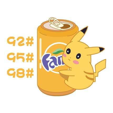 Tem decal sáng tạo dán nắp bình xăng chủ đề nhân vật hoạt hình động đáo