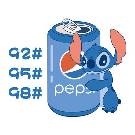 Tem decal sáng tạo dán nắp bình xăng chủ đề nhân vật hoạt hình động đáo