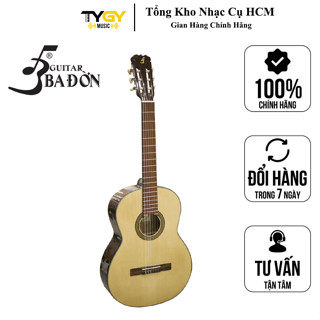 Đàn Guitar Classic Ba Đờn C100 | Full gỗ thịt, tặng kèo full phụ kiện (capo,pick,bao đựng)