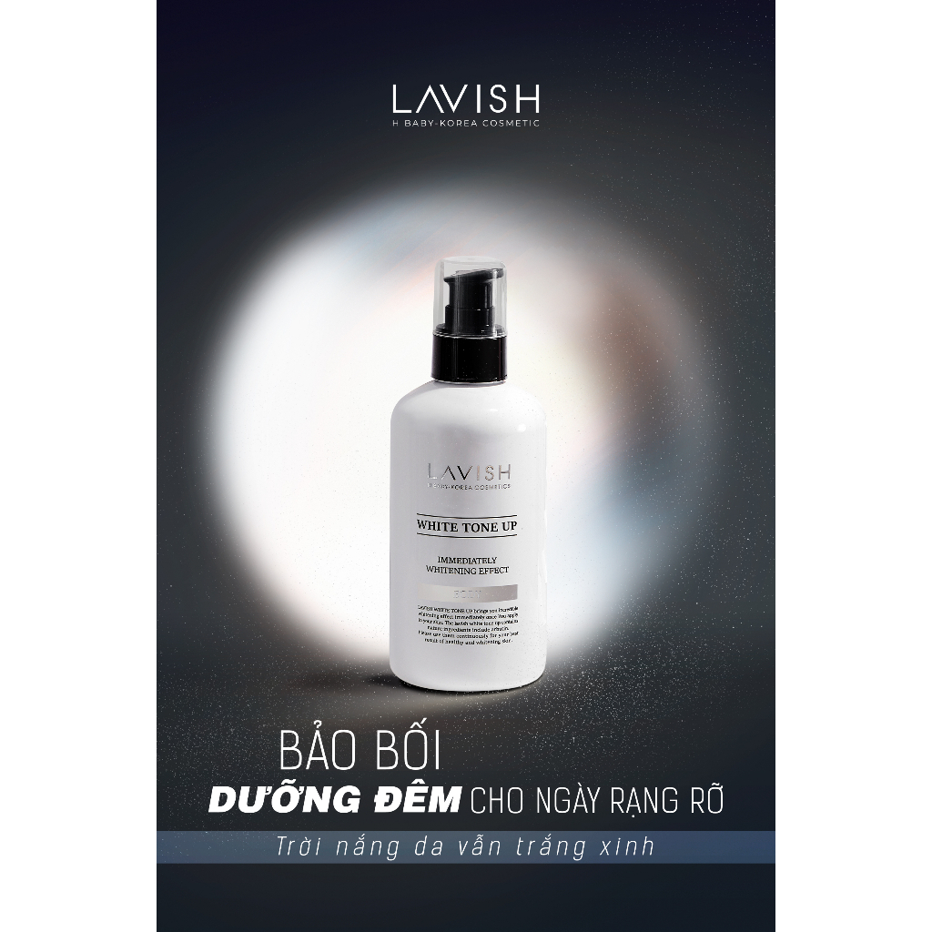 Kem dưỡng trắng body Bàn Đêm LAVISH H BABY 250ml