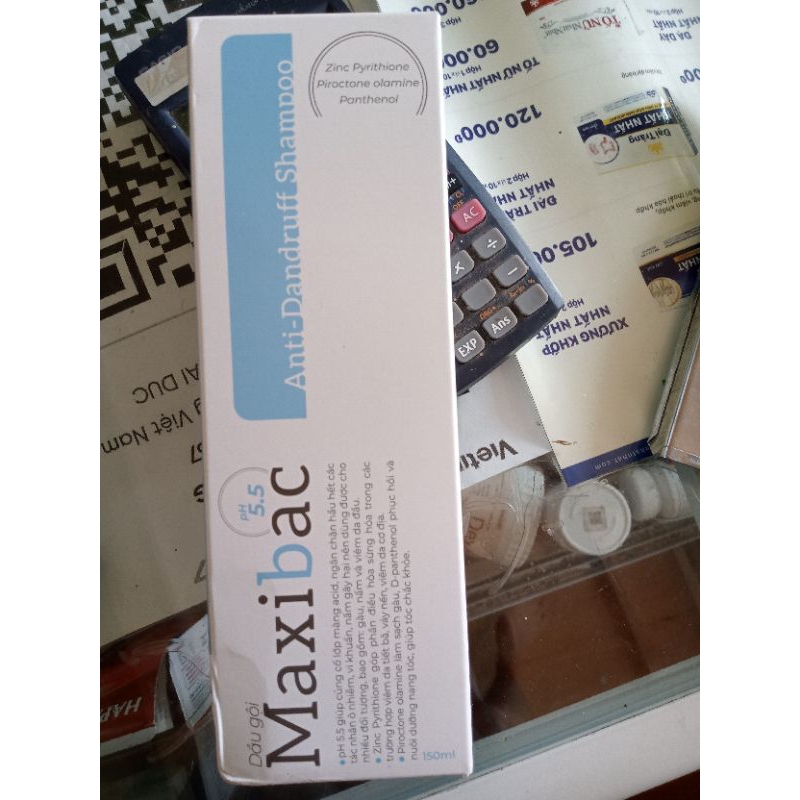 Maxibac dầu gội pH 5.5 sạch gàu