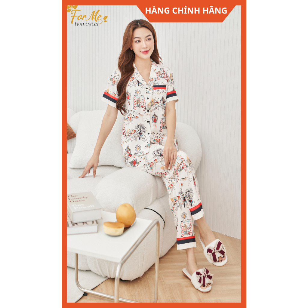 Bộ Lụa Hàn Cao Cấp Ngắn Tay Quần Dài ĐỒNG HỒ 10, ForMe Pijamas