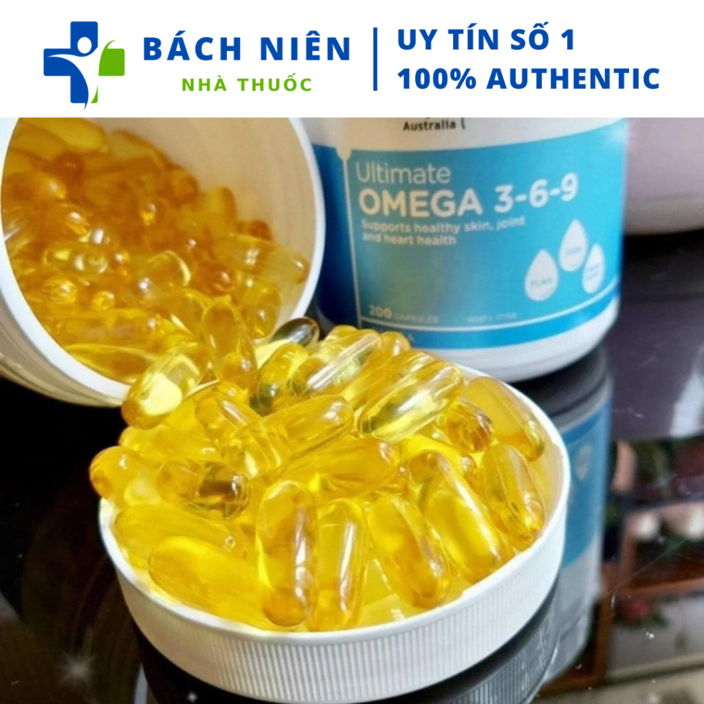 Dầu cá Úc Healthy Care Ultimate Omega 3-6-9 200 viên, Omega 369 Healthy Care của Úc