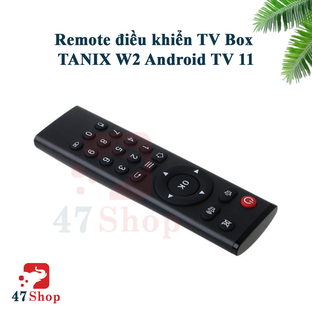 Remote điều khiển hồng ngoại TV Box TANIX W2 Android TV 11