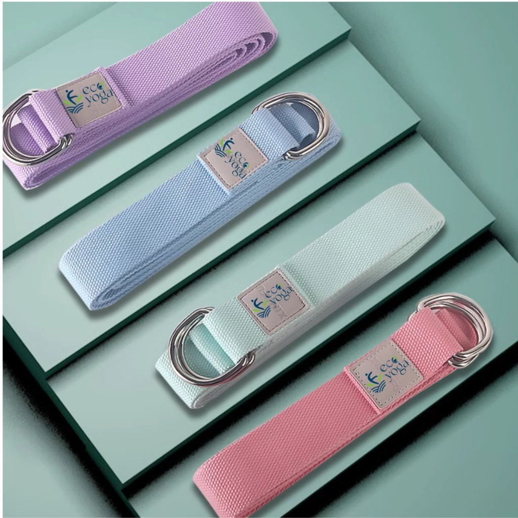 Dây đai Yoga cotton 2.5m rộng 3.8cm , dụng cụ hỗ trợ các bài tập yoga, thể thao, thể hình, gym