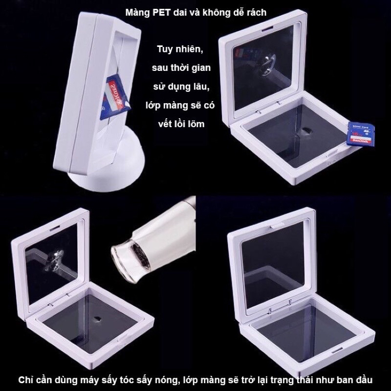 Hộp trưng bày móng mẫu đế xoay cao cấp - Khung trưng và bảo quản móng💓