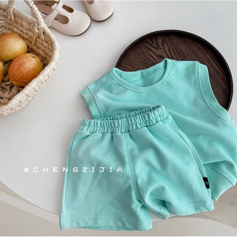 Bộ thỏ xinh hè thu cho bé gái, trai