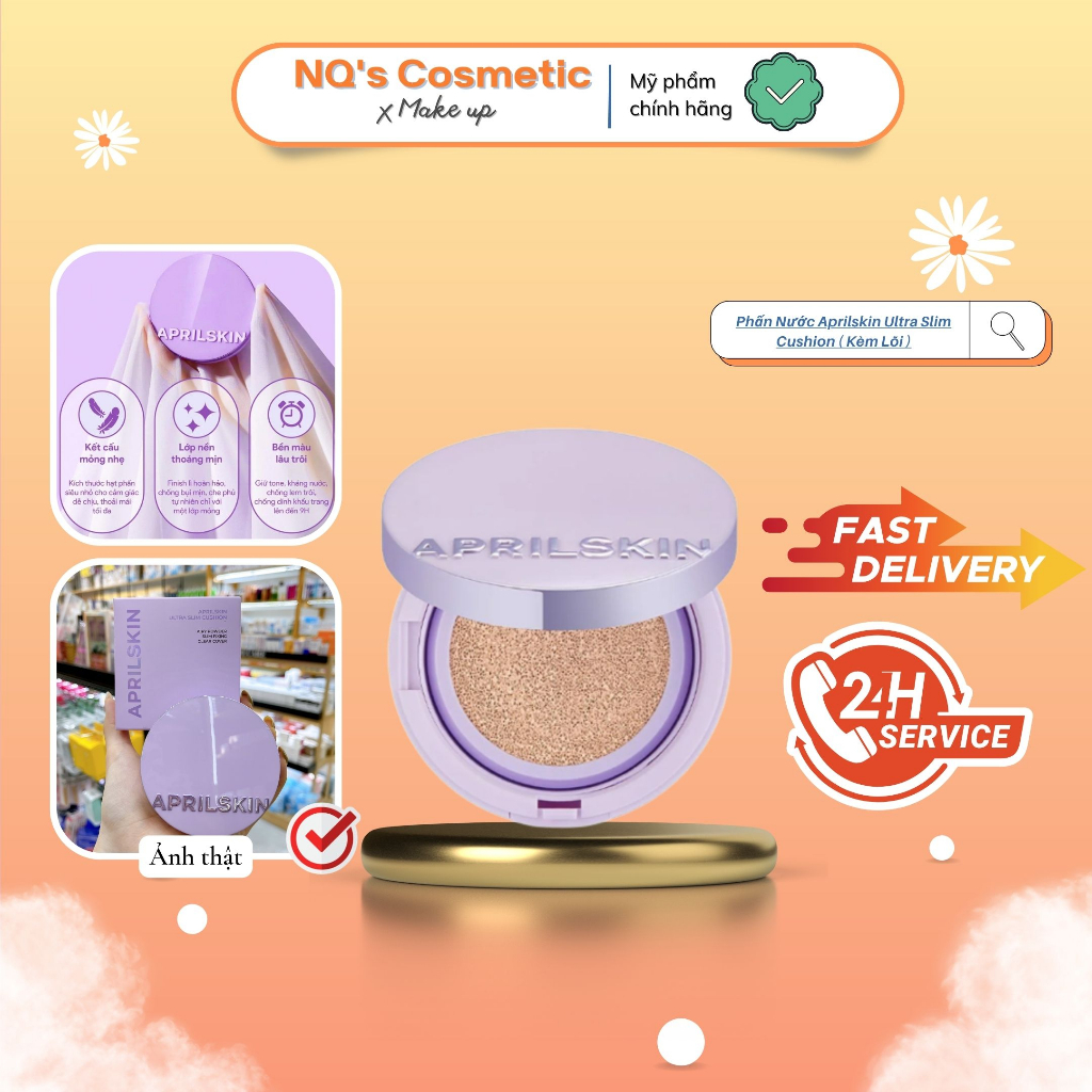 Phấn Nước Aprilskin Ultra Slim Cushion ( Kèm Lõi ) [CÔNG TY CHÍNH HÃNG]