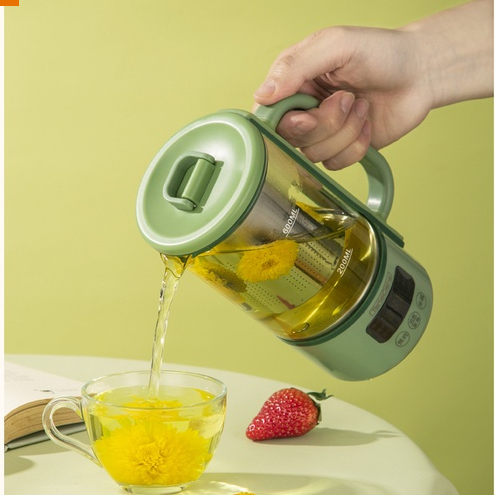 Ấm đun nước, nồi văn phòng mini đa năng đun nước pha trà hầm chè chưng yến GD_AM006