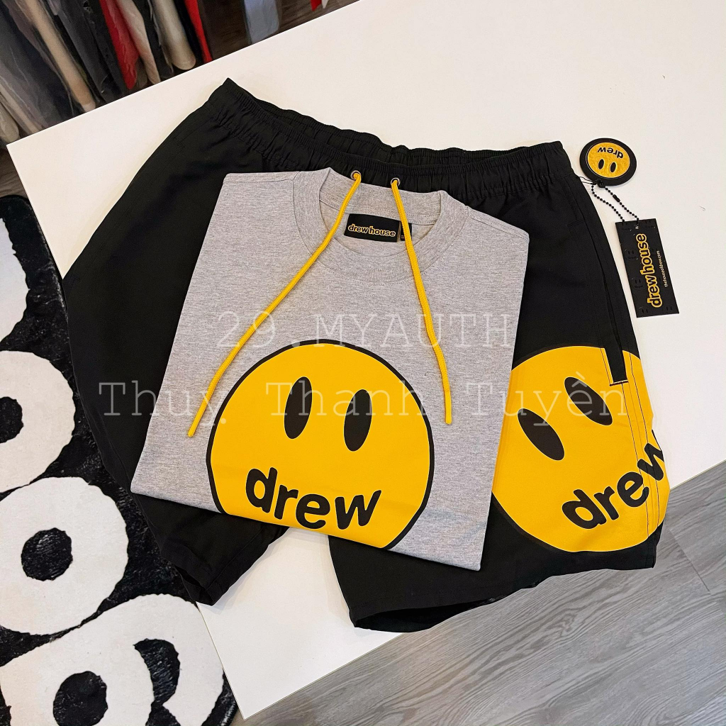 ÁO THUN DREW  MASCOT GREY