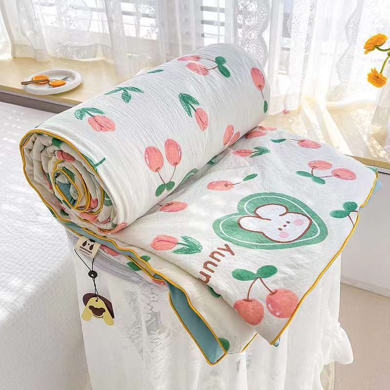 [BST]Chăn hè cotton đũi Hàn Quốc EmmiBedding, kích thước 2mx2m3, mềm mát