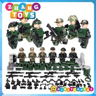 Đồ chơi Xếp hình bộ đội kiểm lâm Minifigures TBS Toys TBS17-22 0217 0222