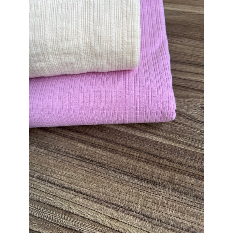 Vải thun thông hơi màu pastel