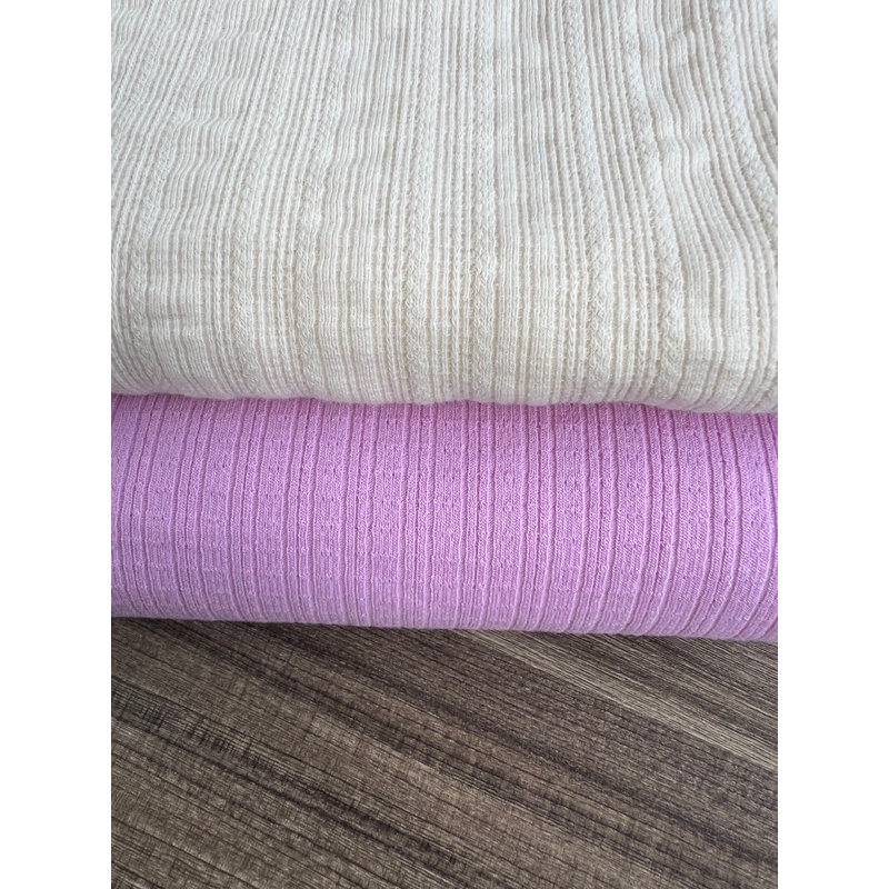 Vải thun thông hơi màu pastel