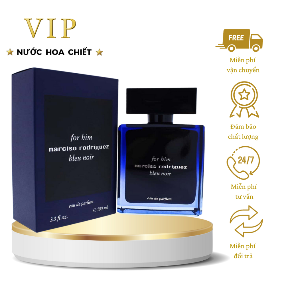 Nước hoa Nam Narciso Rodriguez For Him Bleu Noir EDP chiết 10ml