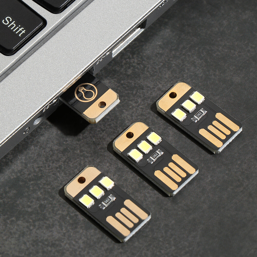 1 Đèn led USB màu đen gắn usb pc / laptop/ sạc dự phòng công suất 0.2W tiện dụng