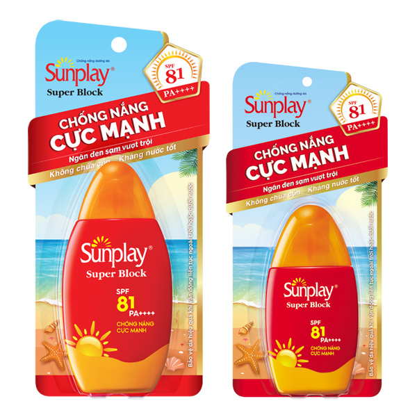 Sữa Chống Nắng Sunplay Super Block SPF 81, PA++++ 30g/ 70g Chính hãng