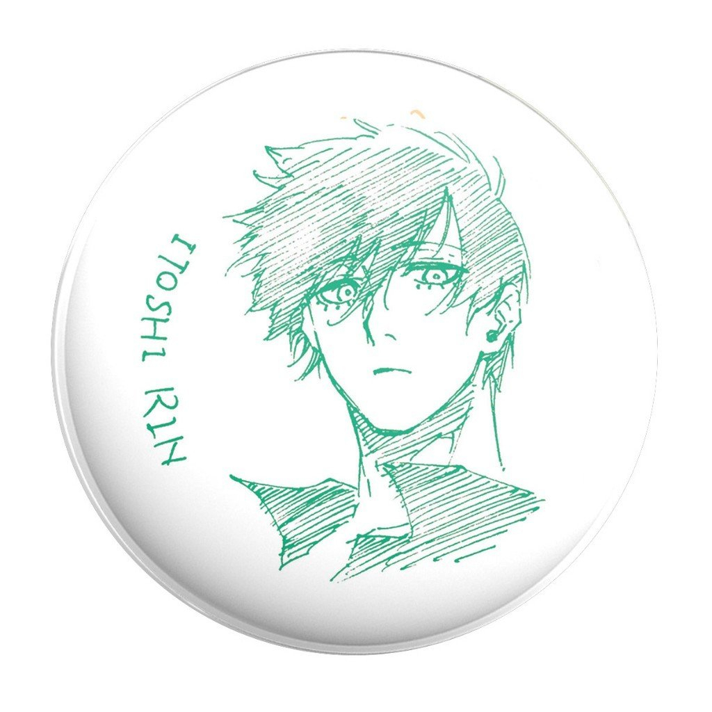 Huy hiệu IN HÌNH BLUE LOCK ver NỀN TRẮNG manga anime chibi quà tặng xinh xắn độc đáo ghim cài áo cặp sách