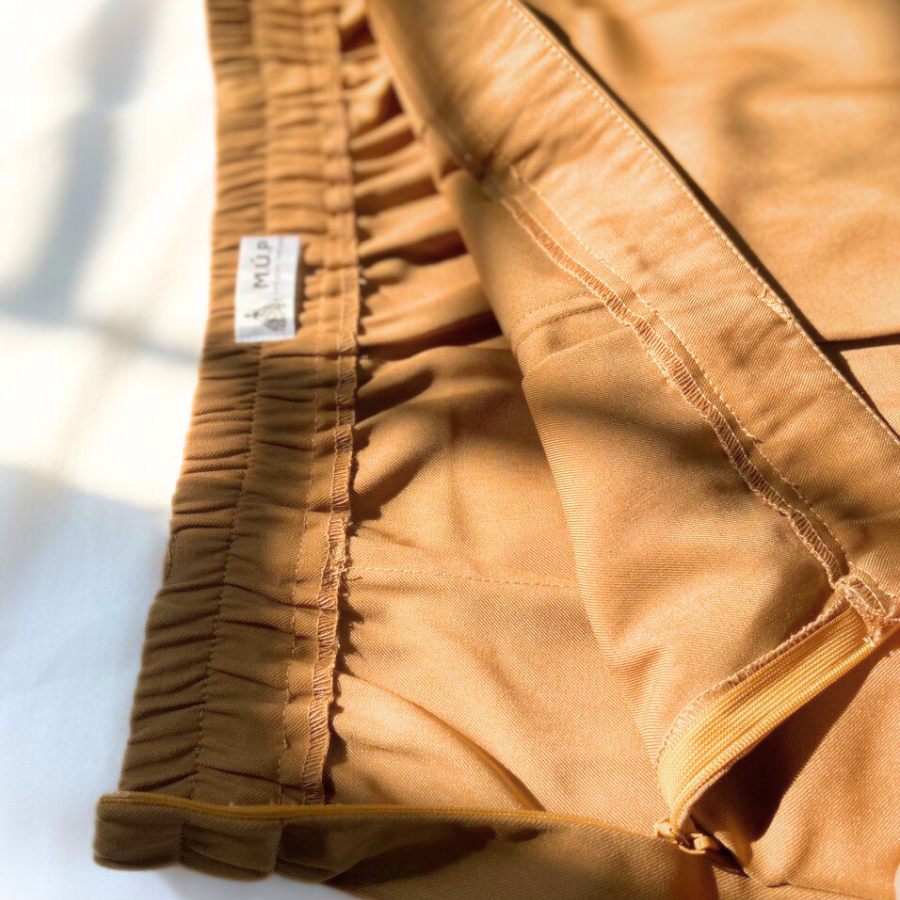 Chân váy nữ Bigsize 45-85kg nhà MÚP dáng dài chữ A gập ly, có túi, cạp chun co giãn  chất goll Nhật phong cách  HQ