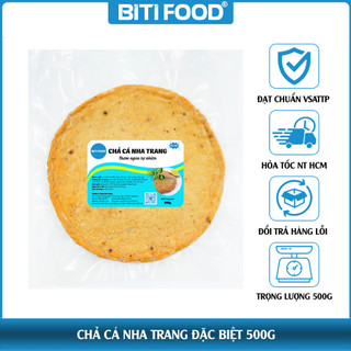 Chả cá nha trang đặc biệt 500gr/ túi kiểm định atvstp | biti food | chả cá chiên