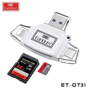 Đầu đọc thẻ nhớ all in one otg earldom et-ot31 chính hãng