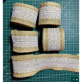Vải bố ruy băng ren, vải bố ren, vải bố trang trí handmade