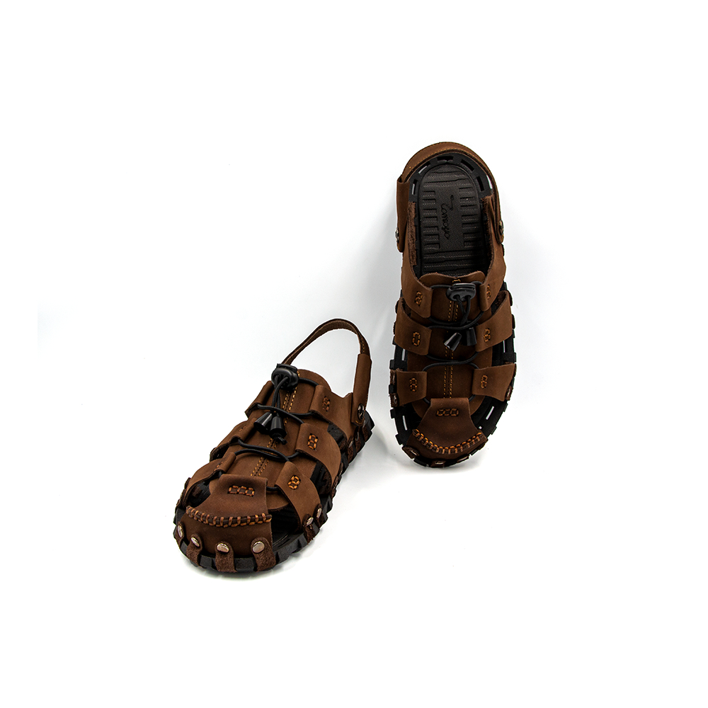 Sandal Rọ Nam Da Bò Thật Tomoyo TMS10102