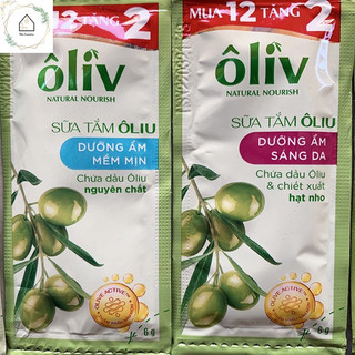 Dây sữa tắm dầu xả oliv