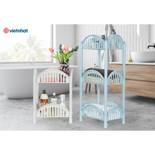 (kệ kiểu  Việt Nhật )Kệ để đồ đa năng 2 tầng, 3 tầng nhựa Việt Nhật - Kệ để đồ nhà tắm