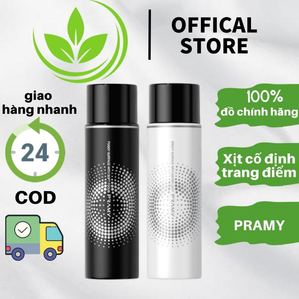 【điểm hà nội】PRAMY Chai Xịt Cố Định Lớp Trang Điểm Lâu Trôi Dưỡng Ẩm Kiềm Dầu Chống Thấm Nước Trong Suốt