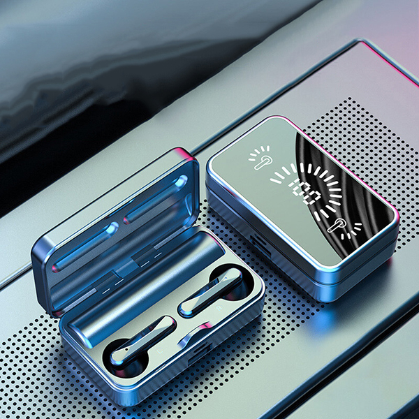 Tai Nghe Bluetooth không Dây S20 V5.3, Âm Thanh Hifi 9D Cực Hay Có Micro Màn hình LED chống thấm nước, Pin Trâu