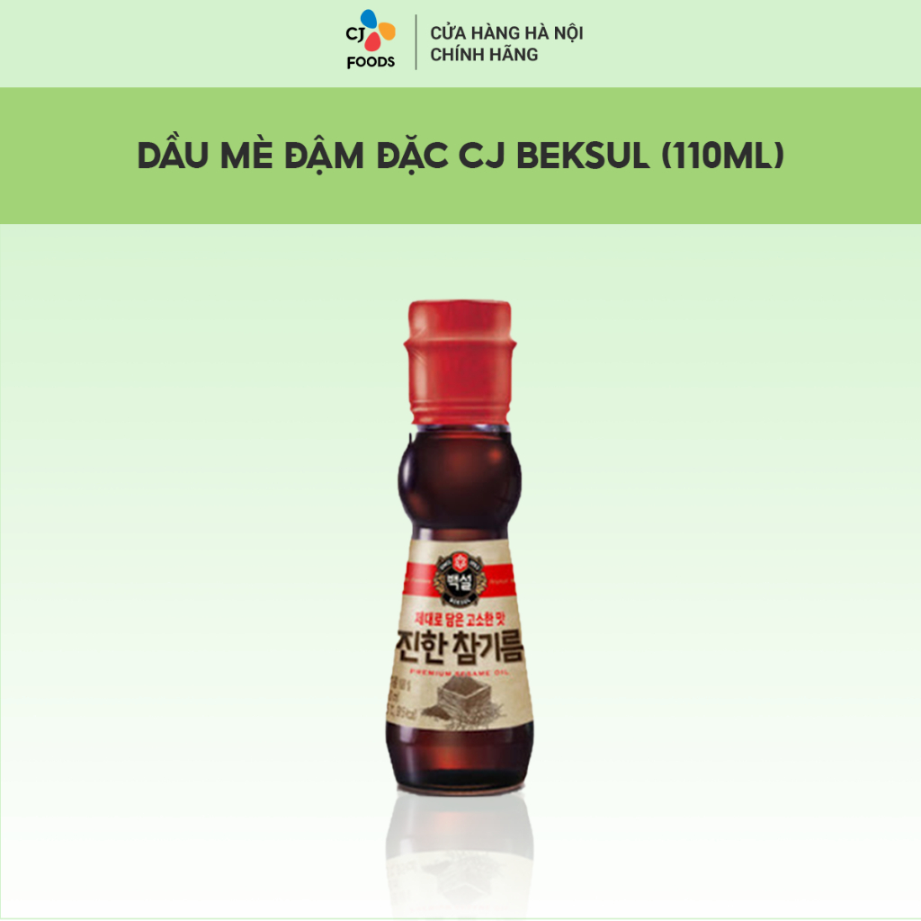 Dầu mè Hàn Quốc đậm đặc CJ Beksul 110ml