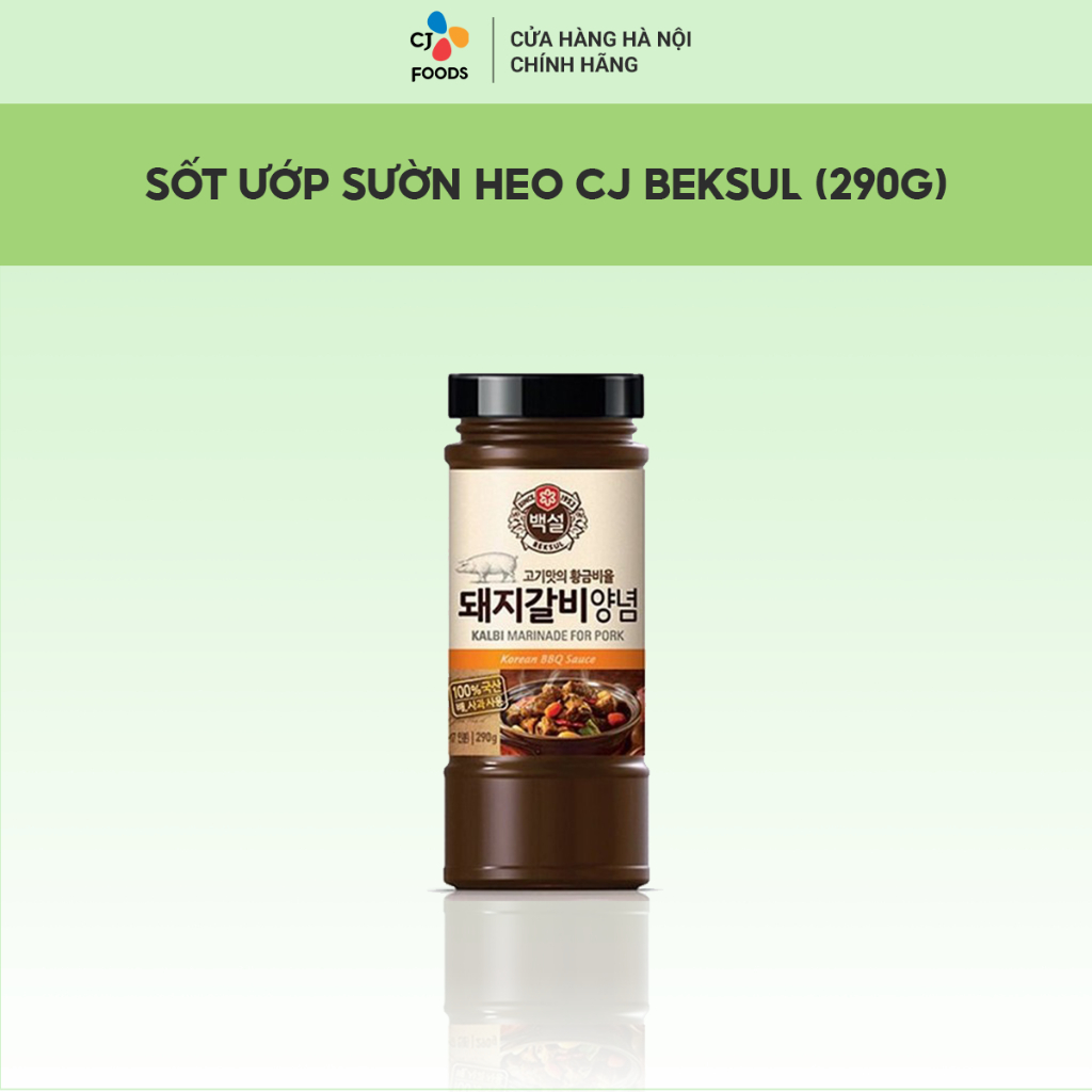Sốt ướp sườn heo Hàn Quốc Bulgogi CJ Beksul - Nhập khẩu từ Hàn Quốc