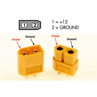1 cặp (2 cái) jack cắm pin Lipo XT60