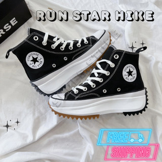Giày Sneaker Converse Run Star Hike Cổ Cao Màu Đen Full box
