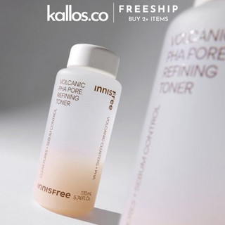 Nước Hoa Hồng Innisfree Volcanic BHA Pore Refining Toner, Jeju Volcanic Pore Toner 2X - Kallos Vietnam
