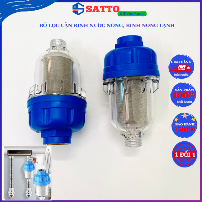 Bộ Lọc Cặn Bình Nước Nóng - Lọc Nước Bình Nóng Lạnh, Vòi Sen, Máy Giặt