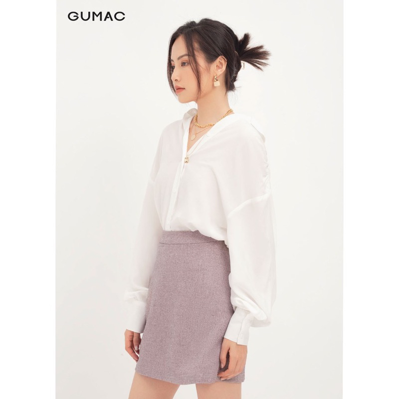 Chân váy GUMAC size XS màu hồng nude