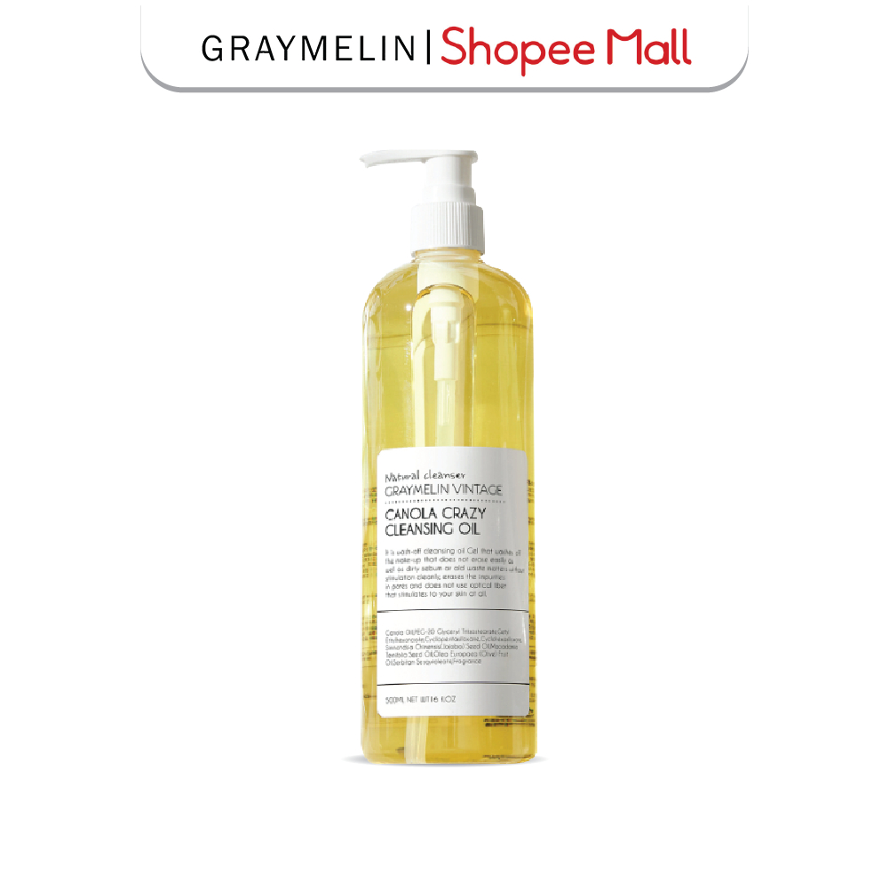 Dầu Tẩy Trang Hoa Cải Graymelin Vintage Canola Crazy Cleansing Oil