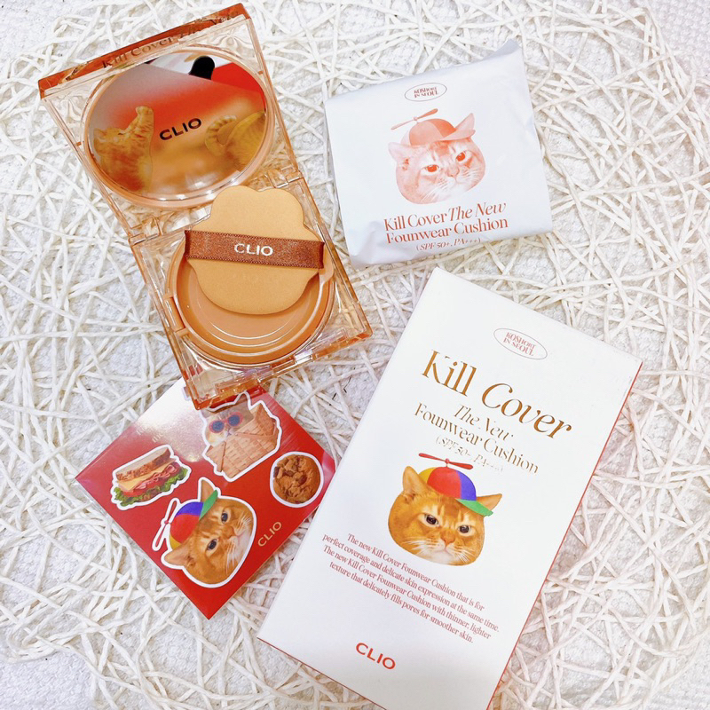 Phấn nước Clio Kill Cover The New Founwear Cushion Set x Koshort in Seoul