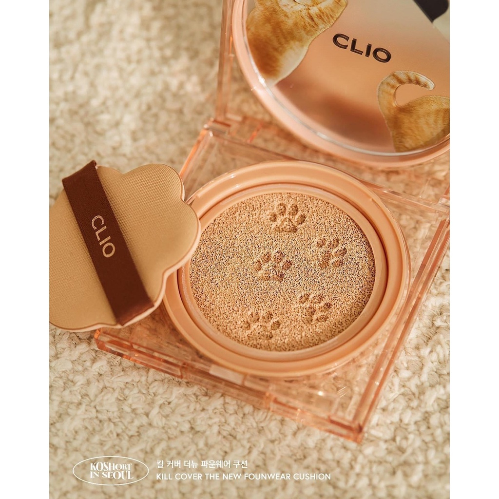 Phấn nước Clio Kill Cover The New Founwear Cushion Set x Koshort in Seoul