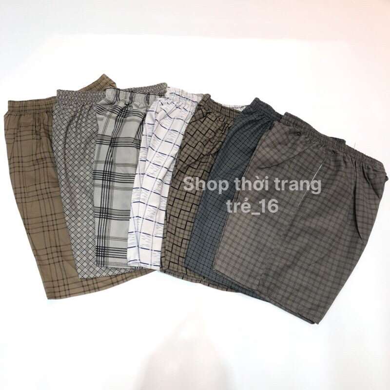 Quần đùi nam trung tuổi mặc nhà-Quần đùi trung niên mát