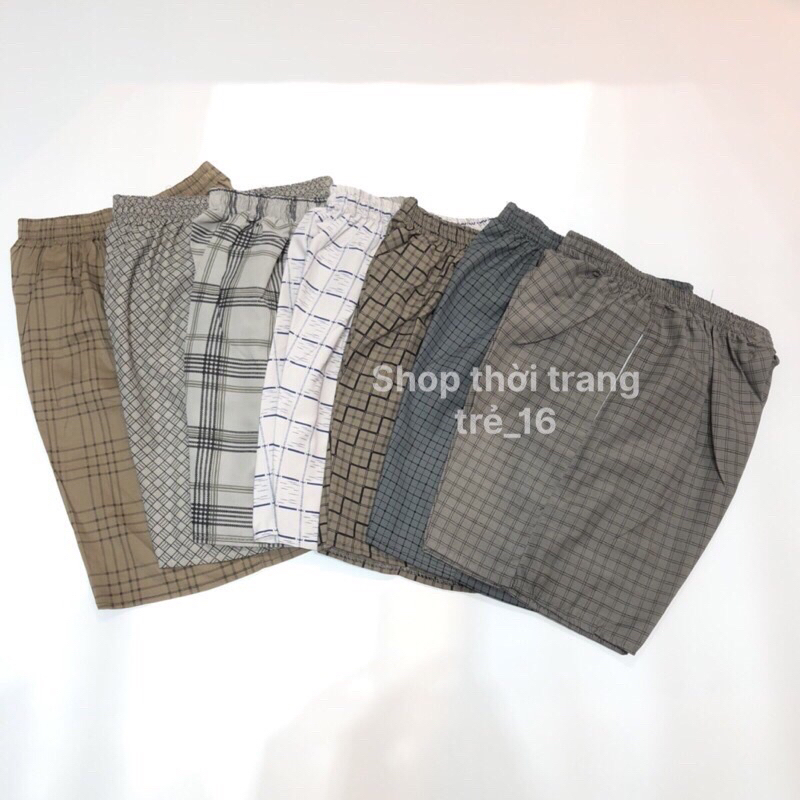 Quần đùi nam trung tuổi mặc nhà-Quần đùi trung niên mát