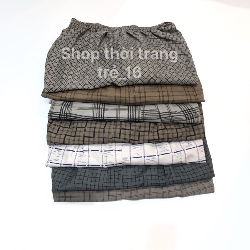 Quần đùi nam trung tuổi mặc nhà-Quần đùi trung niên mát