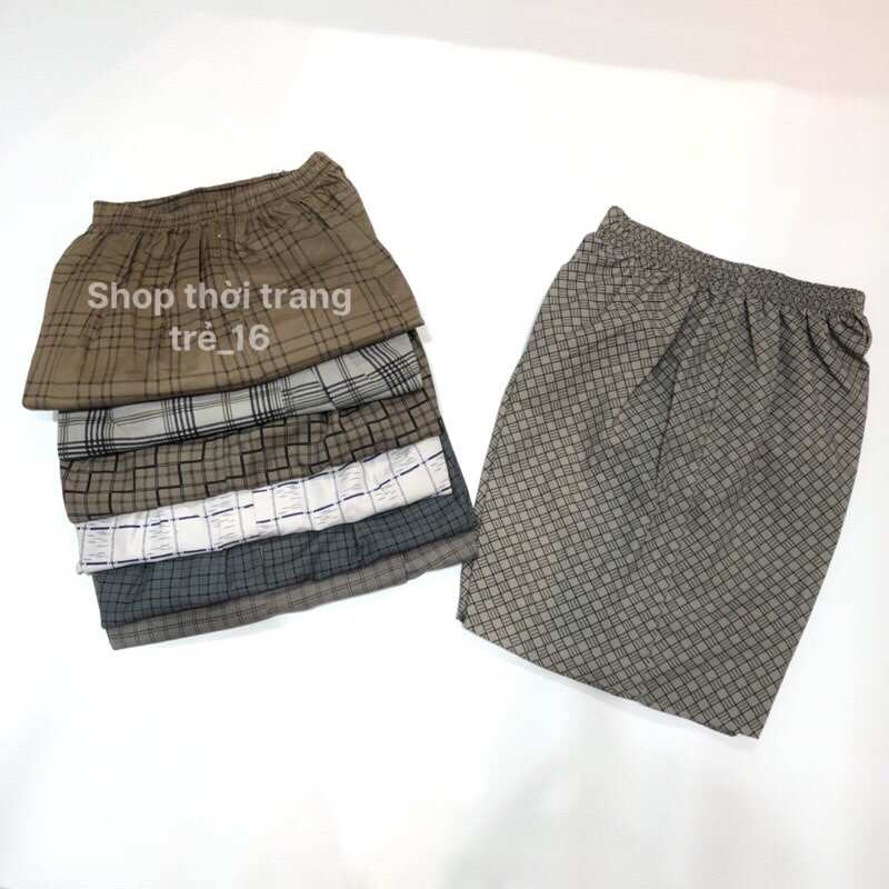 Quần đùi nam trung tuổi mặc nhà-Quần đùi trung niên mát