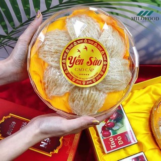 Hộp hoa mai/ hoa mai kim cương đựng 50 -100 gram yến tinh chế
