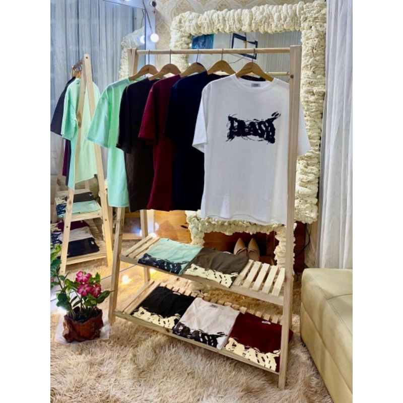 Áo phôm rộng 75kg in chữ siêu xinh cho mùa hè năng động