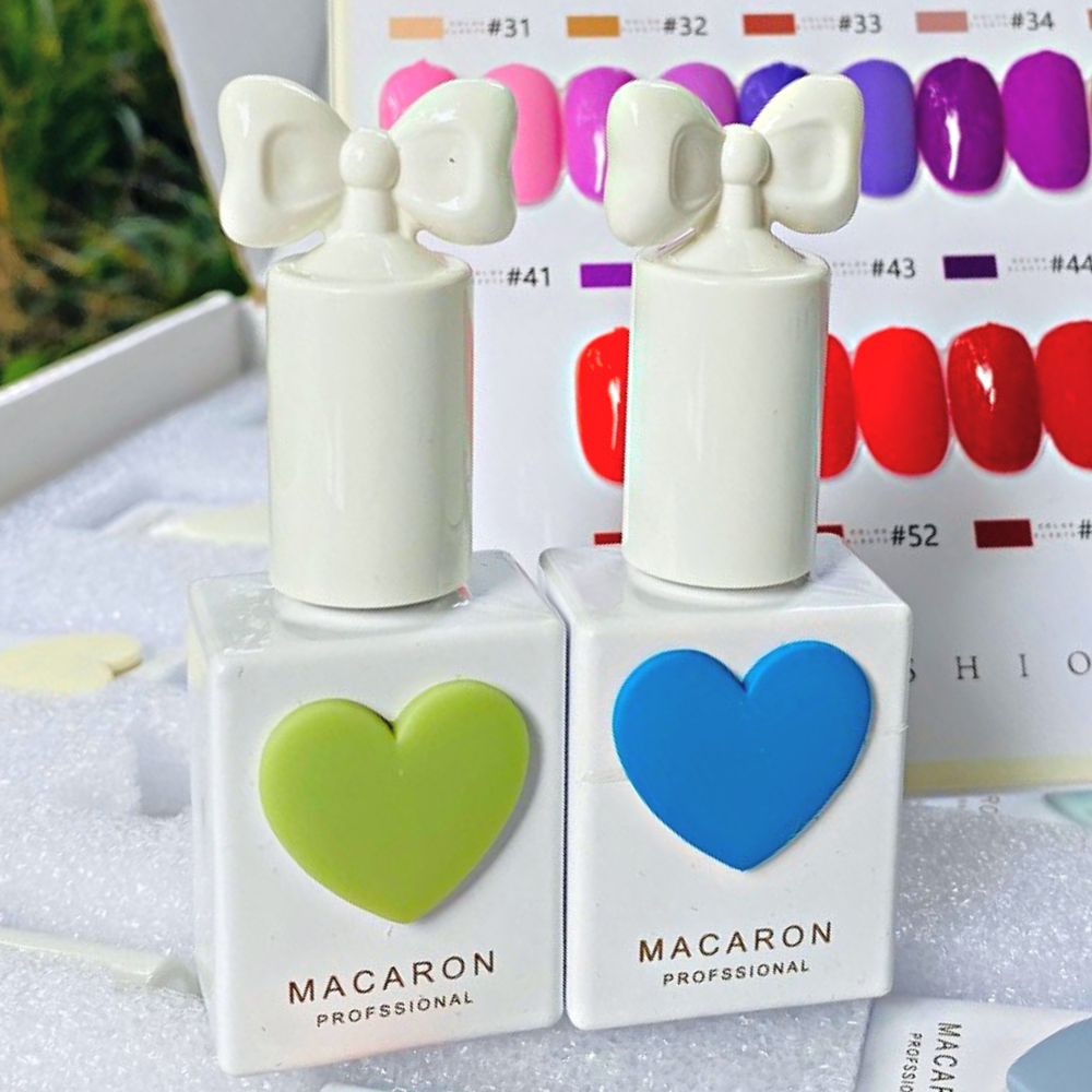 Set sơn gel MACARON 58 màu kèm bảng và base top chính hãng JELIVA